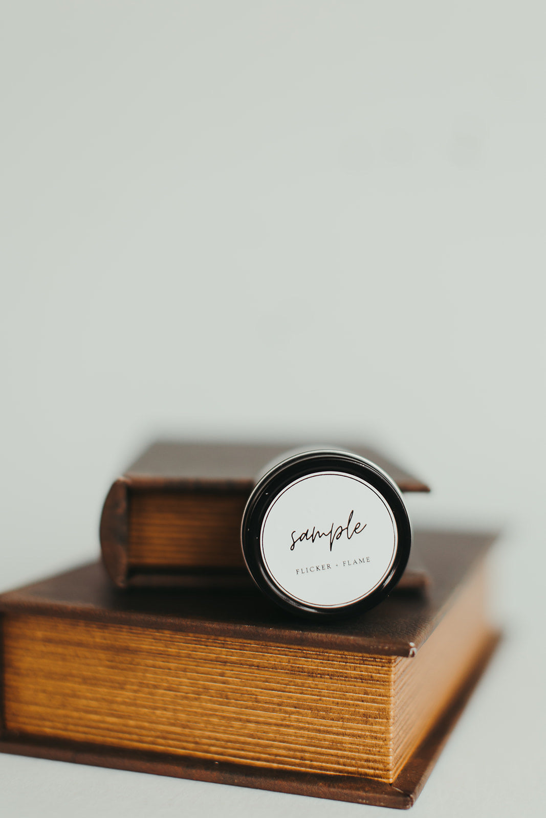 Leatherbound Soy Candle