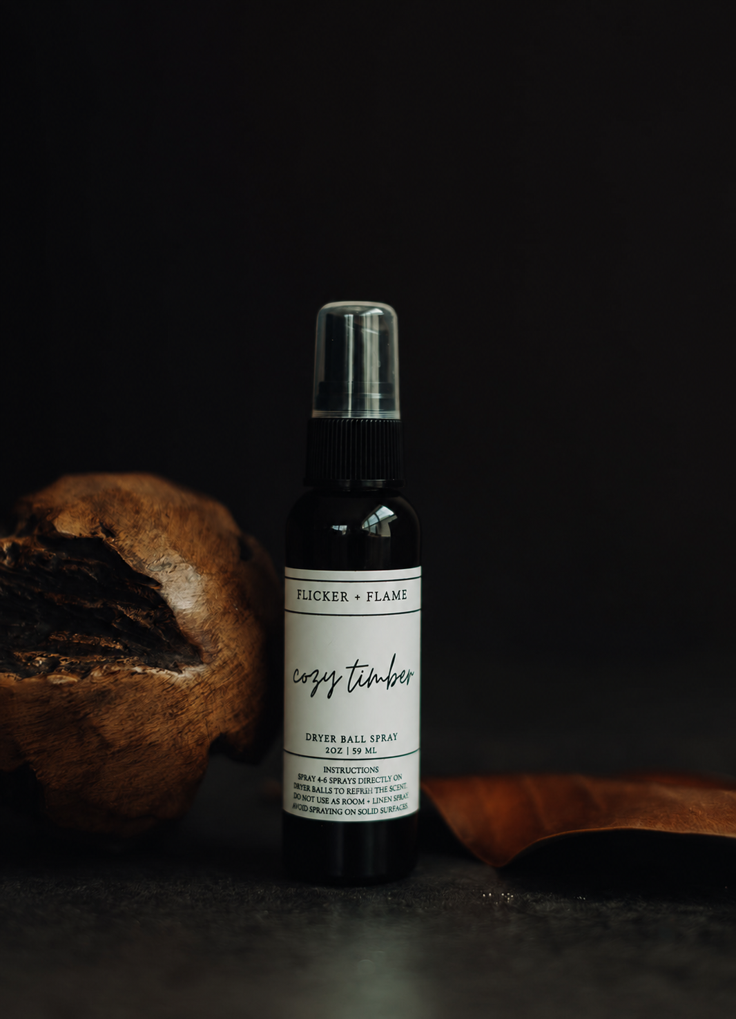 Cozy Timber Dryer Ball Spray