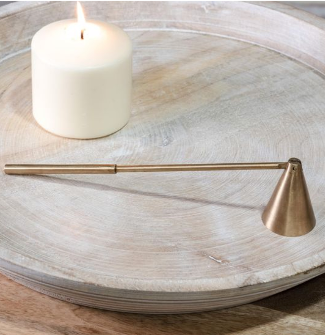 8.5" BRASS CANDLE SNUFFER