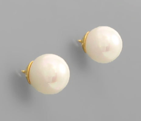 Pearl Stud Earrings