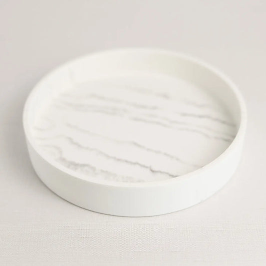 Round Stoneware Tray