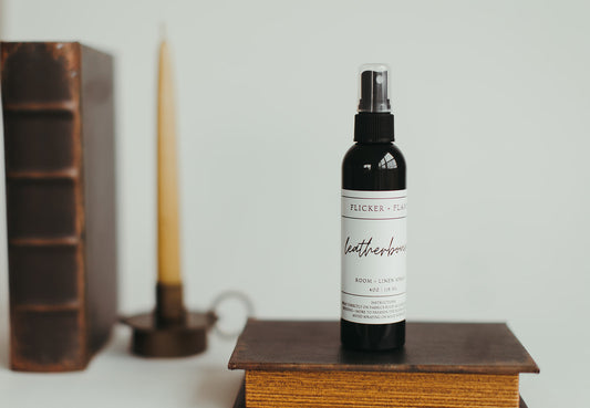 Leatherbound Room + Linen Spray