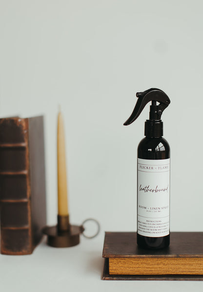 Leatherbound Room + Linen Spray