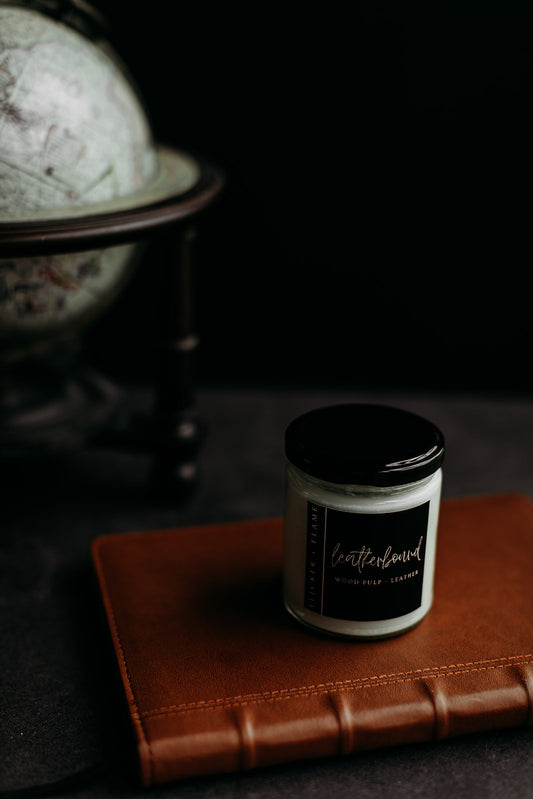 Leatherbound Candle