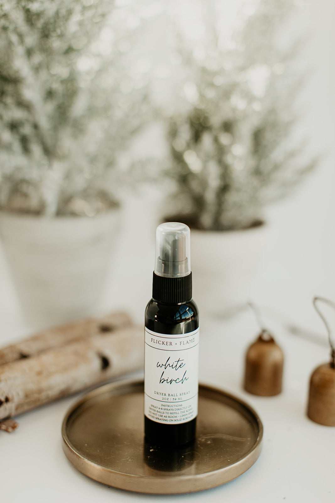 White Birch Dryer Ball Spray