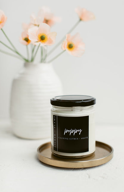 Poppy Candle