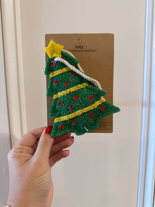 Christmas tree sponge