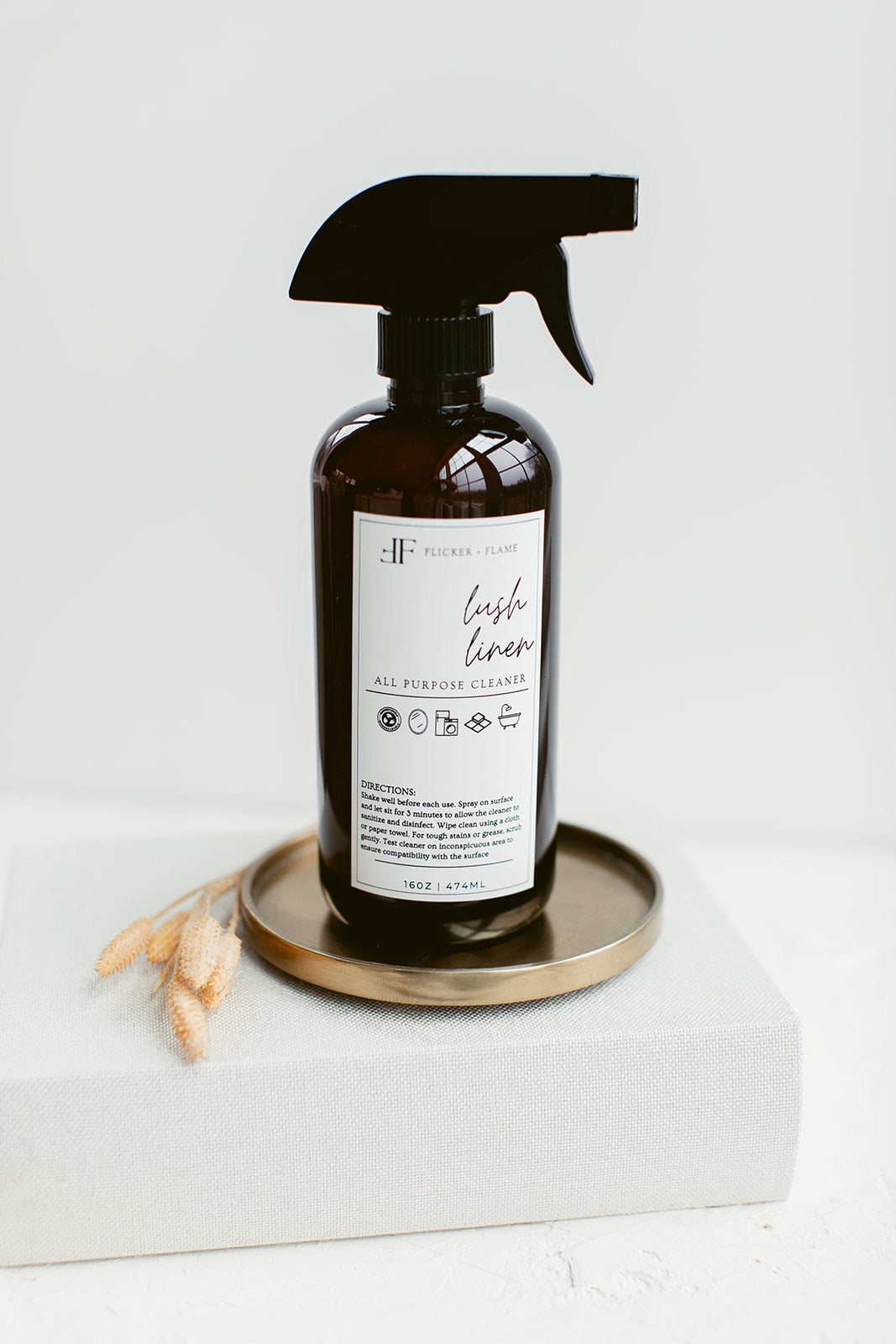 Linen Cleaner Lush Linen All Purpose Cleaner – Flicker + Flame Candle Co.
