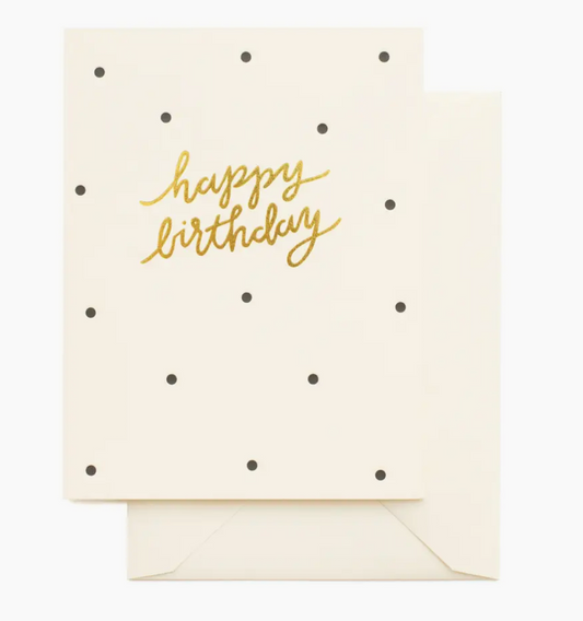 STORE: Happy Birthday Dot Card