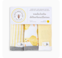 STORE: Little Ducks Organic Cotton Washcloths 3CT