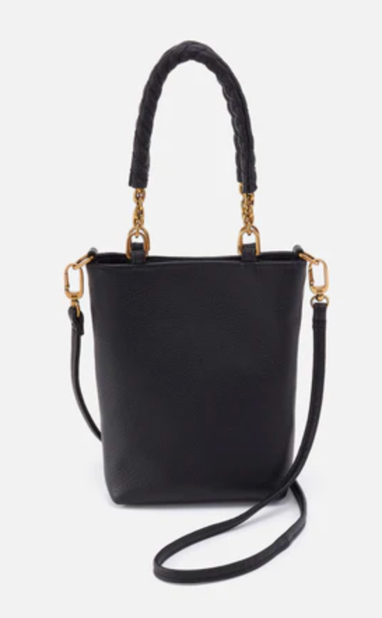 Tennessee Mini Bag in Pebbled Leather: Black