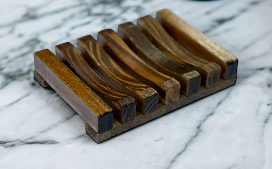 Natural Soap Bar Wooden Dish