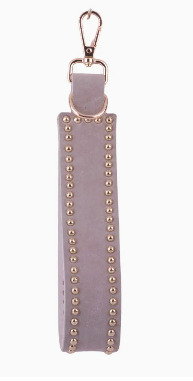 Simplistic Studded Suede Hang-Off